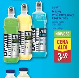 ALDI Napój wieloowocowy Elektrolity Dr Witt oferta