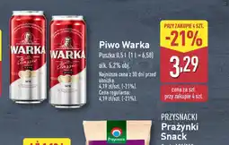 ALDI Piwo Warka oferta