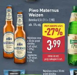 ALDI Piwo Maternus Weizen oferta