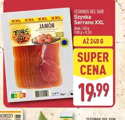 ALDI Szynka Serrano XXL Tesoros del Sur oferta