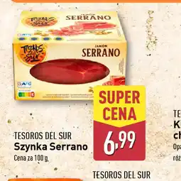 ALDI Szynka Serrano Tesoros del Sur oferta