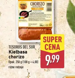 ALDI Kiełbasa chorizo Tesoros del Sur oferta