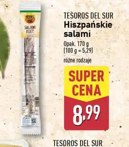 ALDI Tesoros del Sur Hiszpańskie salami oferta