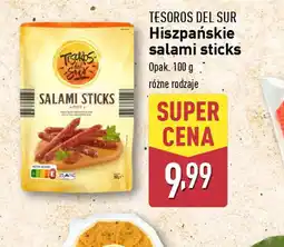 ALDI Tesoros Del Sur Hiszpańskie salami sticks oferta