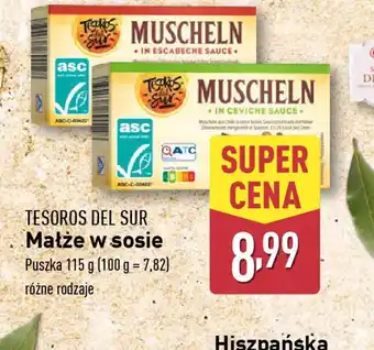 ALDI Małże w sosie Tesoros del Sur oferta