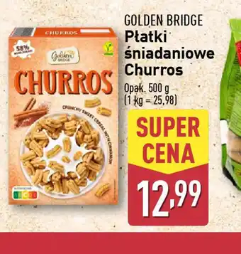 ALDI Płatki śniadaniowe Golden Bridge Churros oferta