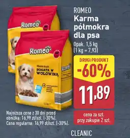 ALDI Karma półmokra dla psa Romeo oferta