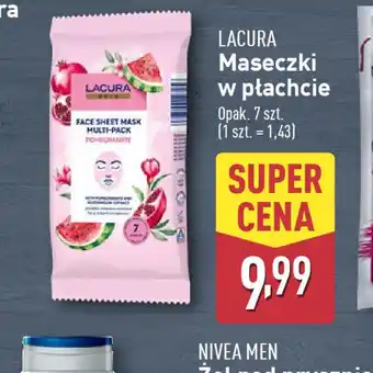 ALDI Lacura Maseczki w płachcie oferta