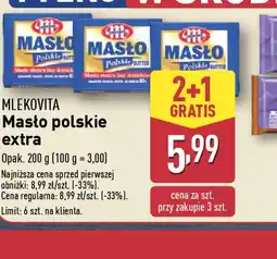 ALDI Masło polskie extra Mlekovita oferta