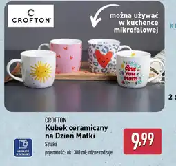 ALDI Kubek ceramiczny Crofton na Dzień Matki oferta