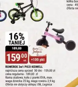 bi1 Rowerek 3w1 pico kidwell oferta