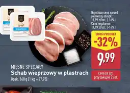 ALDI Schab wieprzowy w plastrach oferta