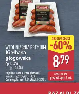 ALDI Kiełbasa głogowska oferta