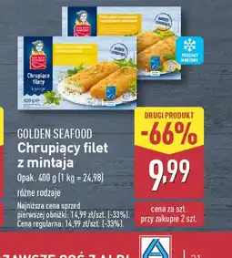 ALDI Golden Seafood Chrupiący filet z mintaja oferta