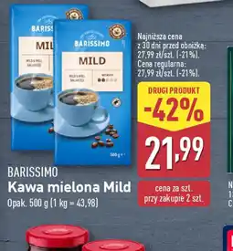 ALDI Kawa mielona Barissimo Mild oferta