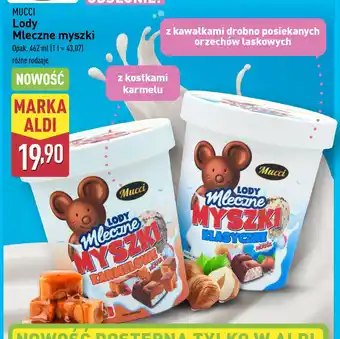 ALDI Lody Mleczne Myszki Mucci oferta