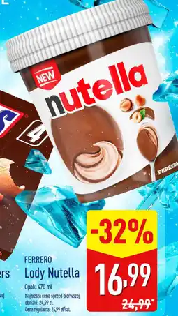 ALDI Lody Nutella oferta