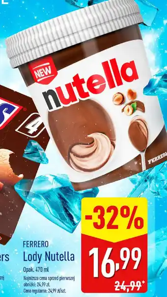 ALDI Lody Nutella oferta