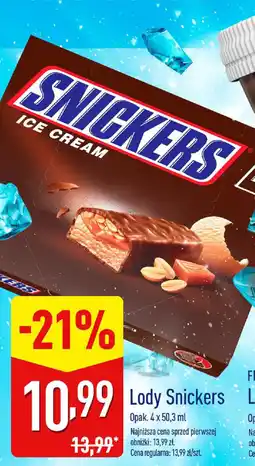 ALDI Lody Snickers oferta