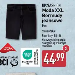 ALDI Bermudy jeansowe UP2FASHION Moda XXL oferta