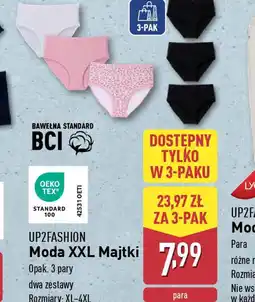 ALDI Majtki UP2FASHION Moda XXL oferta