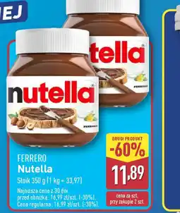 ALDI Nutella Ferrero oferta