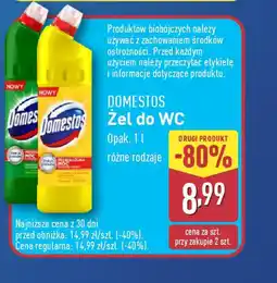 ALDI Domestos Zel do WC oferta