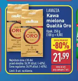ALDI Kawa mielona Lavazza Qualita Oro oferta
