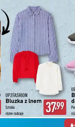 ALDI Bluzka z lnem UP2FASHION oferta