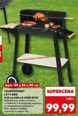 Kaufland COUNTRYSIDE LET'S BBQ Grill na kółkach GGW 84 B1 oferta