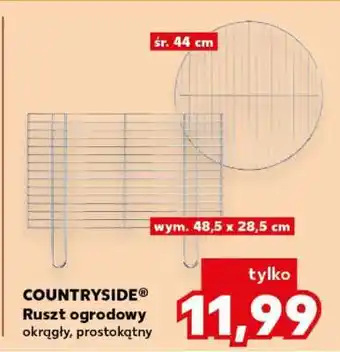 Kaufland COUNTRYSIDE Ruszt ogrodowy okrągły, prostokątny oferta