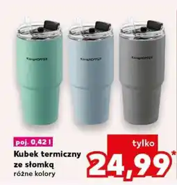 Kaufland Kubek termiczny ze słomką oferta