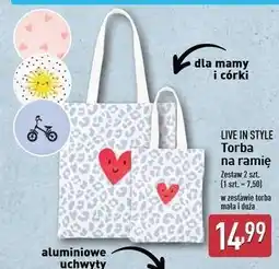 ALDI Torba na ramie Live In Style oferta