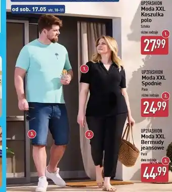 ALDI Bermudy męskie jeansowe 58-64 Up2Fashion oferta