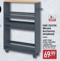 ALDI Wózek kuchenny wnękowy 15 x 79 50 cm Home Creation oferta