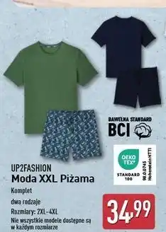 ALDI Piżama męska 2xl-4xl Up2Fashion oferta