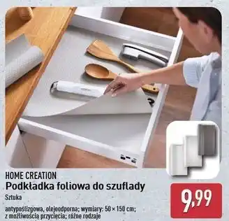 ALDI Podkładka foliowa do szuflady 50 x 150 cm Home Creation oferta