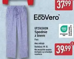 ALDI Spodnie z lnem m-xl Up2Fashion oferta