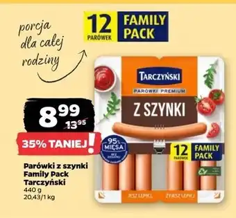 Netto Parówki z szynki Tarczyński oferta