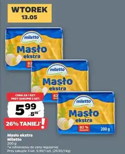 Netto Masło ekstra Miletto oferta