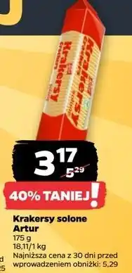 Netto Krakersy solone Artur oferta