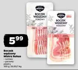 Netto Boczek wędzony surowy Mistrz Rohus oferta