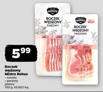 Netto Boczek wędzony surowy Mistrz Rohus oferta