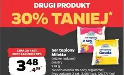 Netto Ser topiony z szynką Miletto oferta