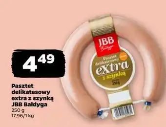 Netto Pasztet delikatesowy extra z szynką Jbb Bałdyga oferta
