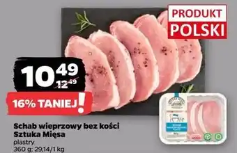Netto Schab wieprzowy plastry Sztuka Mięsa Netto oferta