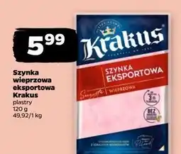 Netto Szynka eksportowa Krakus Animex oferta