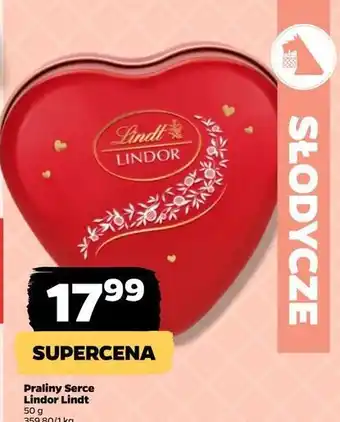 Netto Bombonierka serce Lindt Lindor oferta