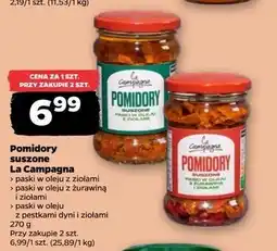 Netto Pomidory suszone na słońcu połówki La Campagna oferta