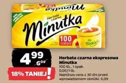 Netto Herbata ekspresowa Minutka oferta